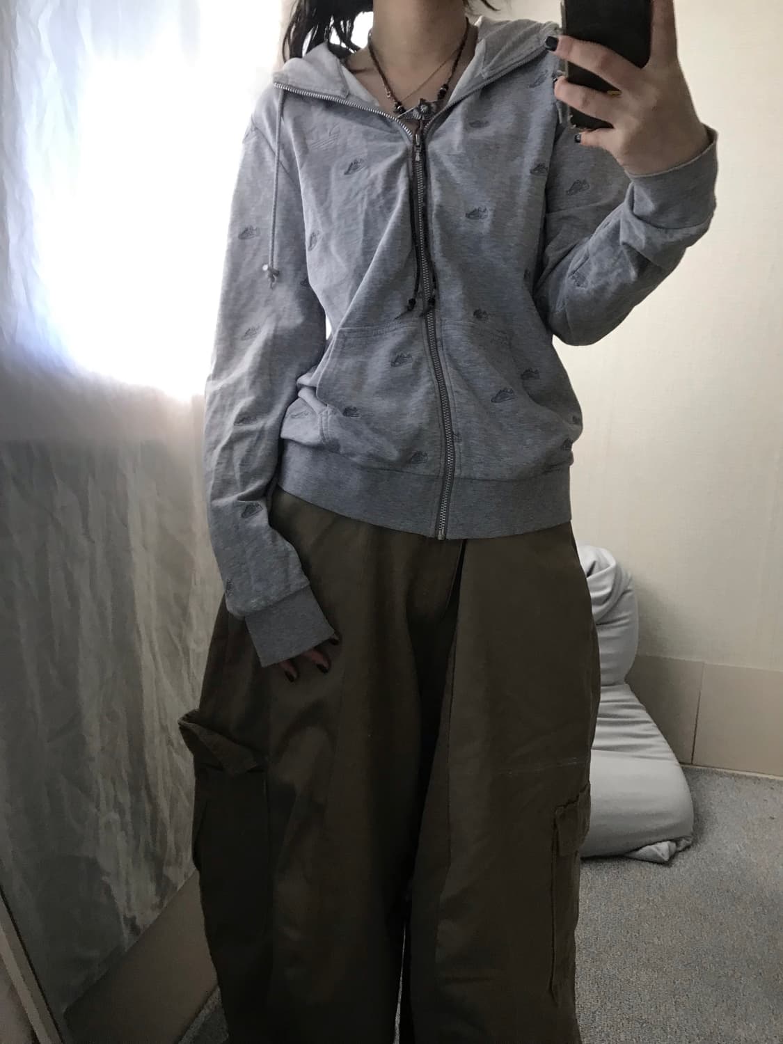 아디다스 그레이 파이어버드 슈퍼스타 후드집업 상품이미지6