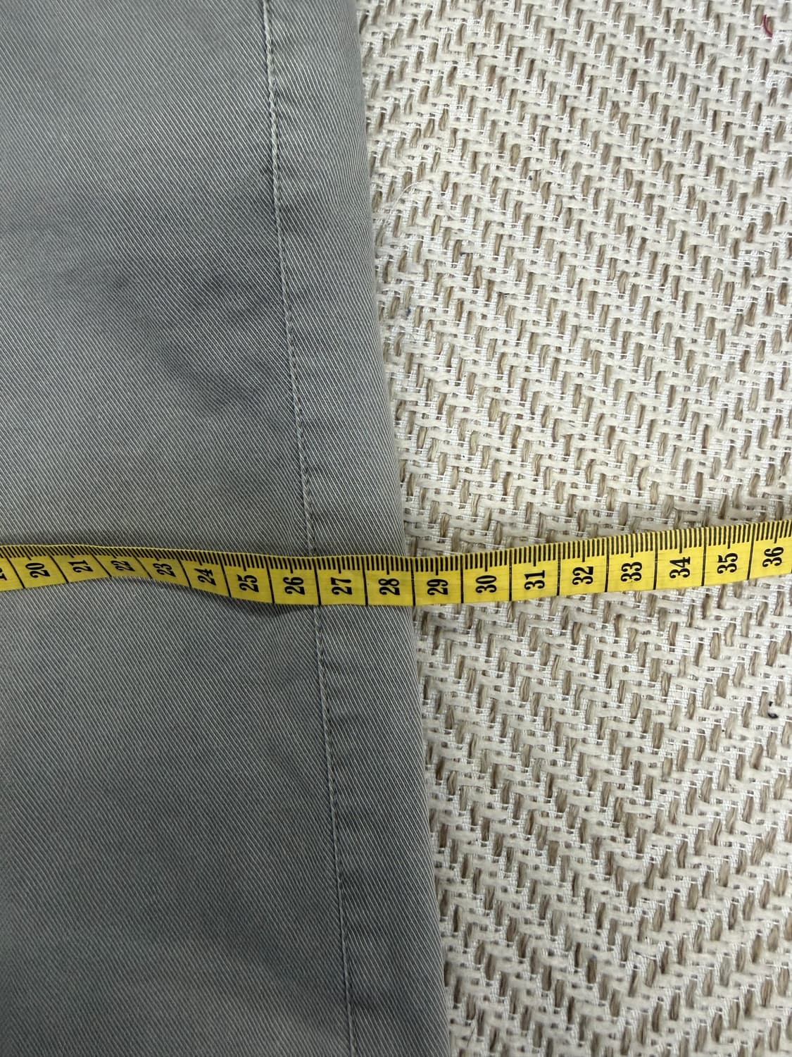 정품) 타임옴므 한섬 23ss 스트레이트 핏 팬츠 76(30) 상품이미지10