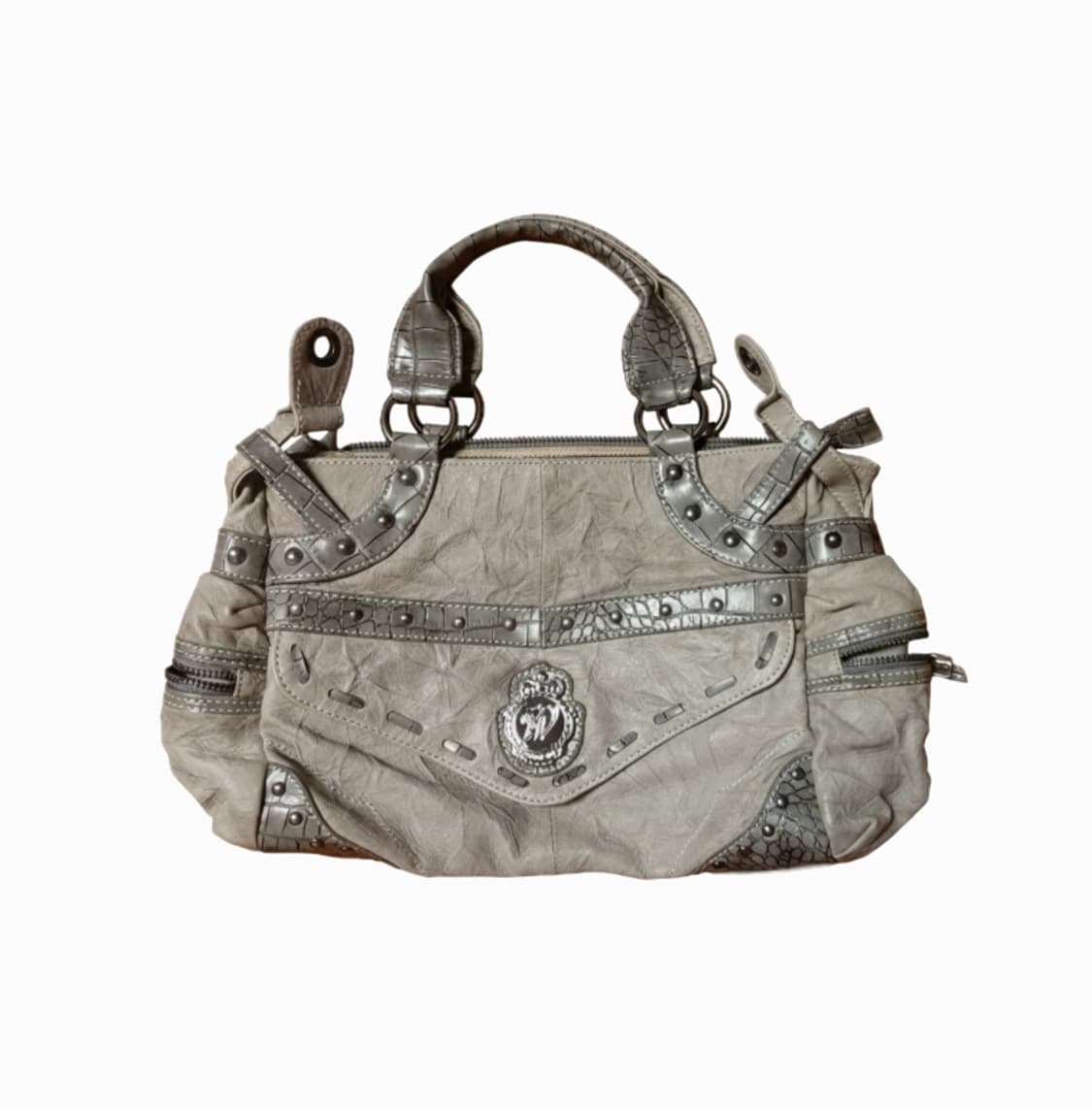 톰보이 크림실버 숄더백 크로스백  상품이미지1