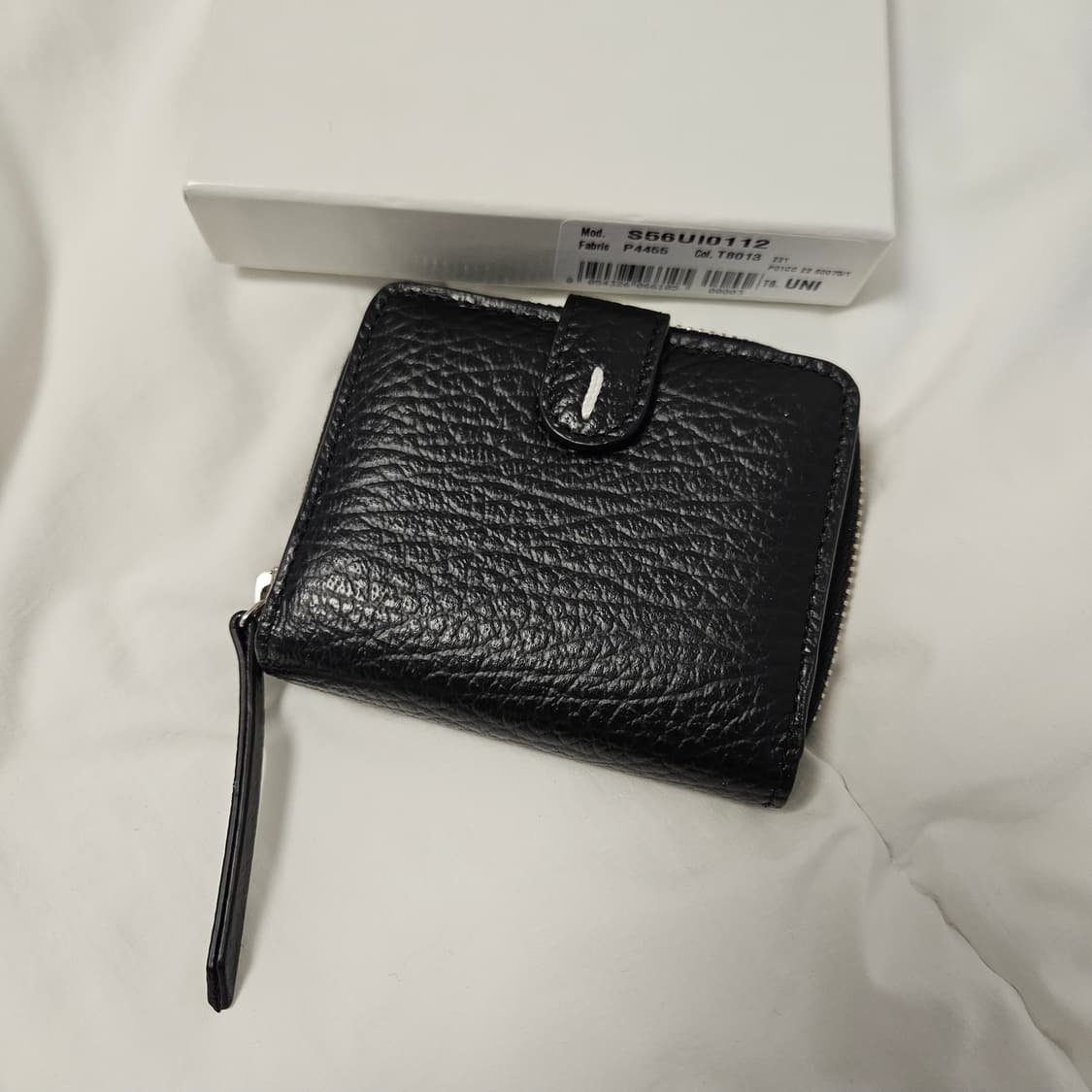 메종 마르지엘라 집 어라운드 레더 지갑 블랙 상품이미지2