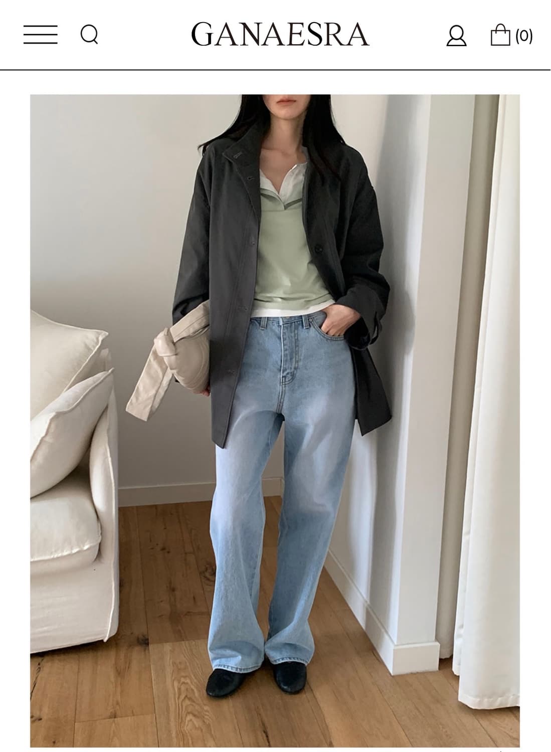 가내스라 오디네르 디핀연청데님(S,long) 상품이미지1