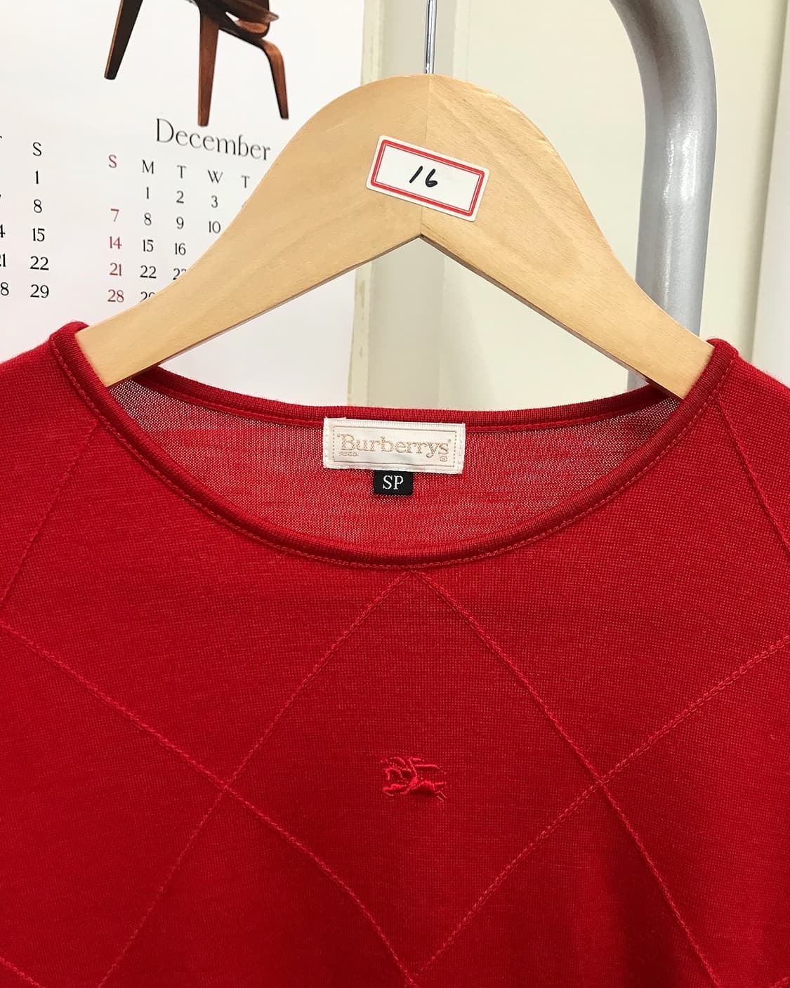 버버리 울 아가일 니트 상품이미지2