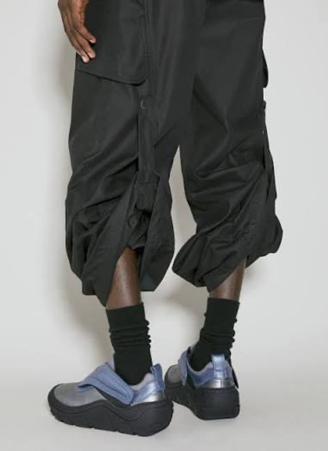 구매) [50,52] 키코 메노 카고 팬츠 블랙 상품이미지2