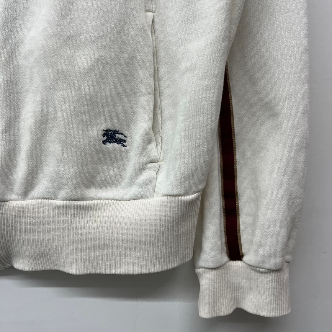 버버리 블루라벨 아이보리 집업 자켓 남M 상품이미지3