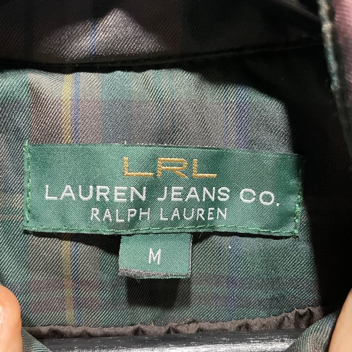 랄프로렌 타탄체크 퀄팅자켓 상품이미지5