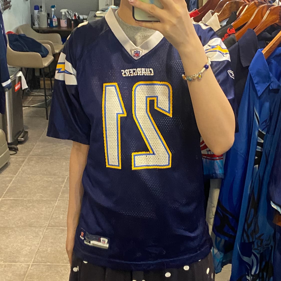[NO.9] NFL 풋볼 져지 반팔티 네이비 상품이미지1