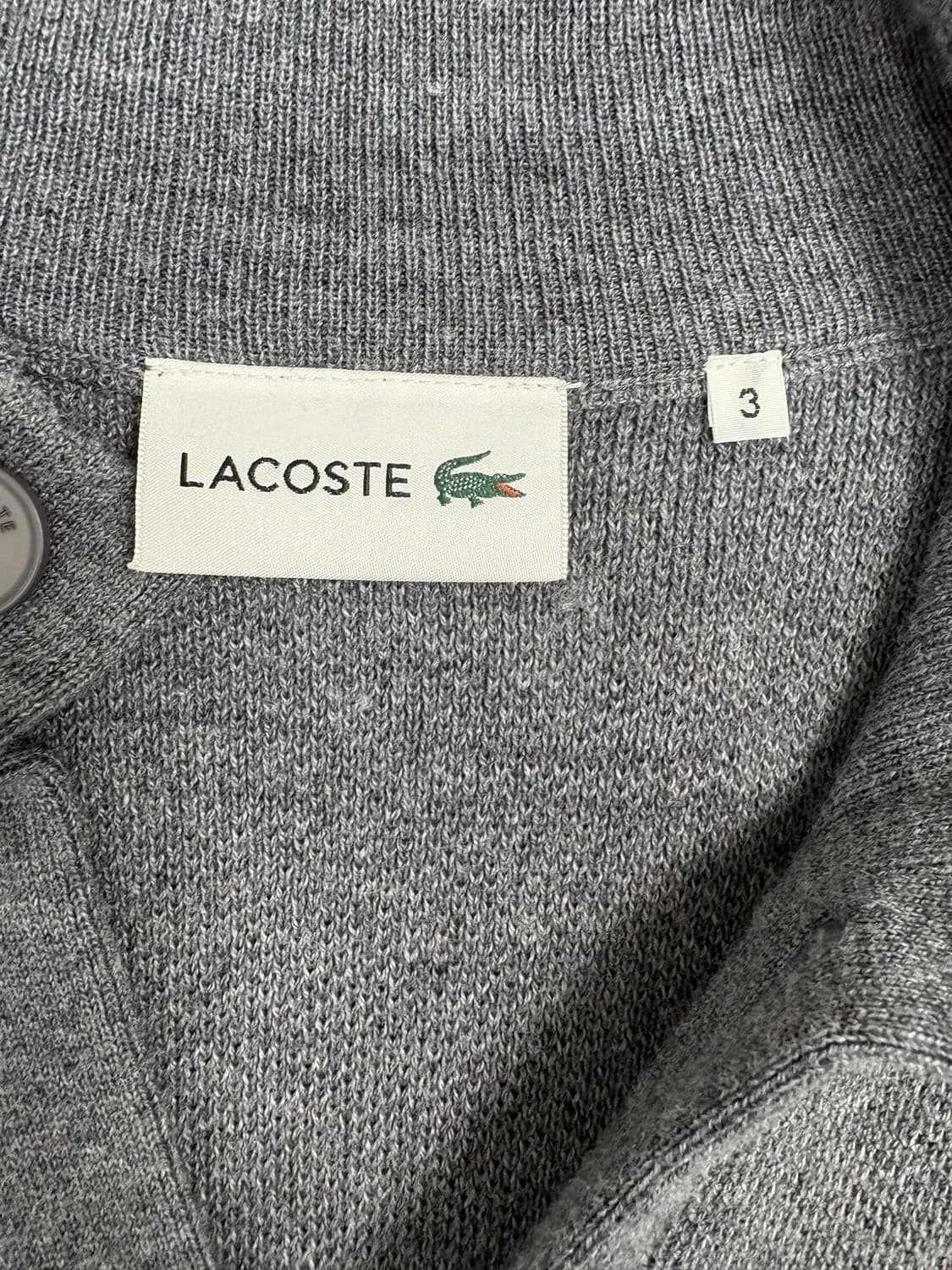 라코스테 가디건 그레이 상품이미지7