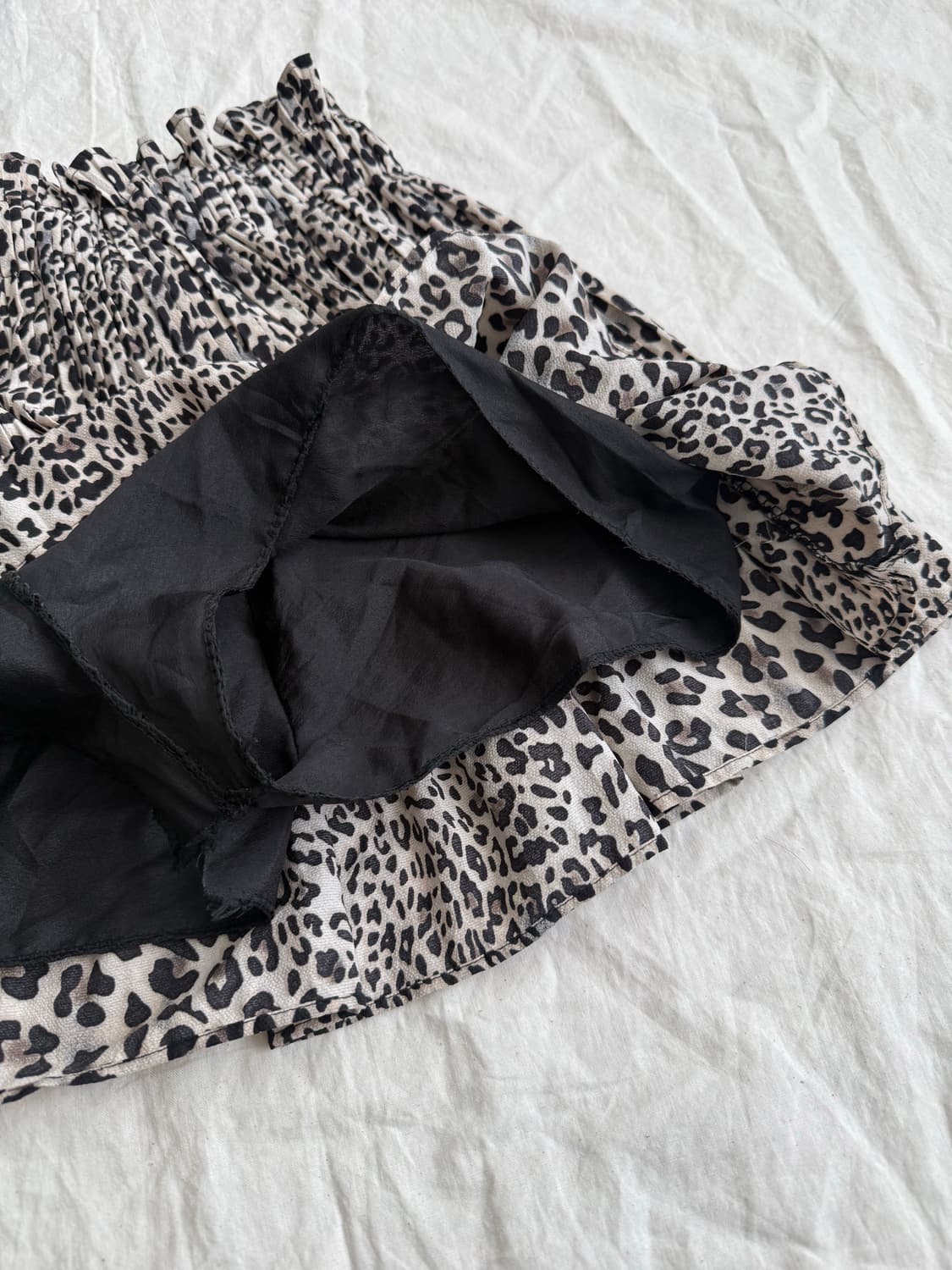 호피 갸루 미니스커트 상품이미지4