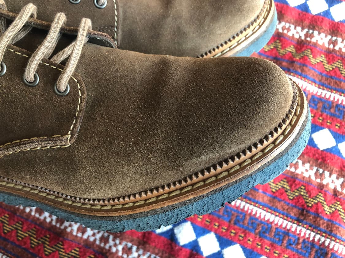 클락스 스웨이드 브라운 남성 구두 255 상품이미지8