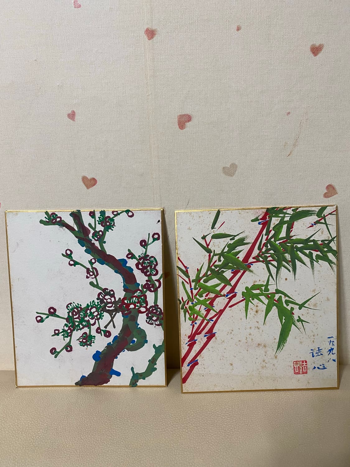 일본 그림 액자 2점 상품이미지1