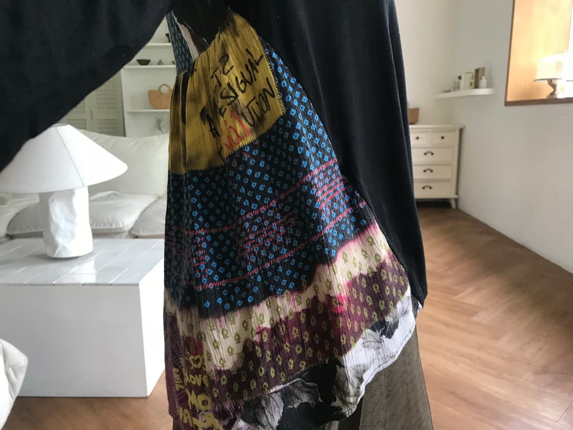 vintage patch top 상품이미지1