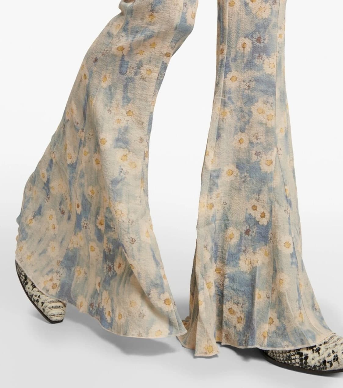 Acne Studios Flared Floral Pants 상품이미지4