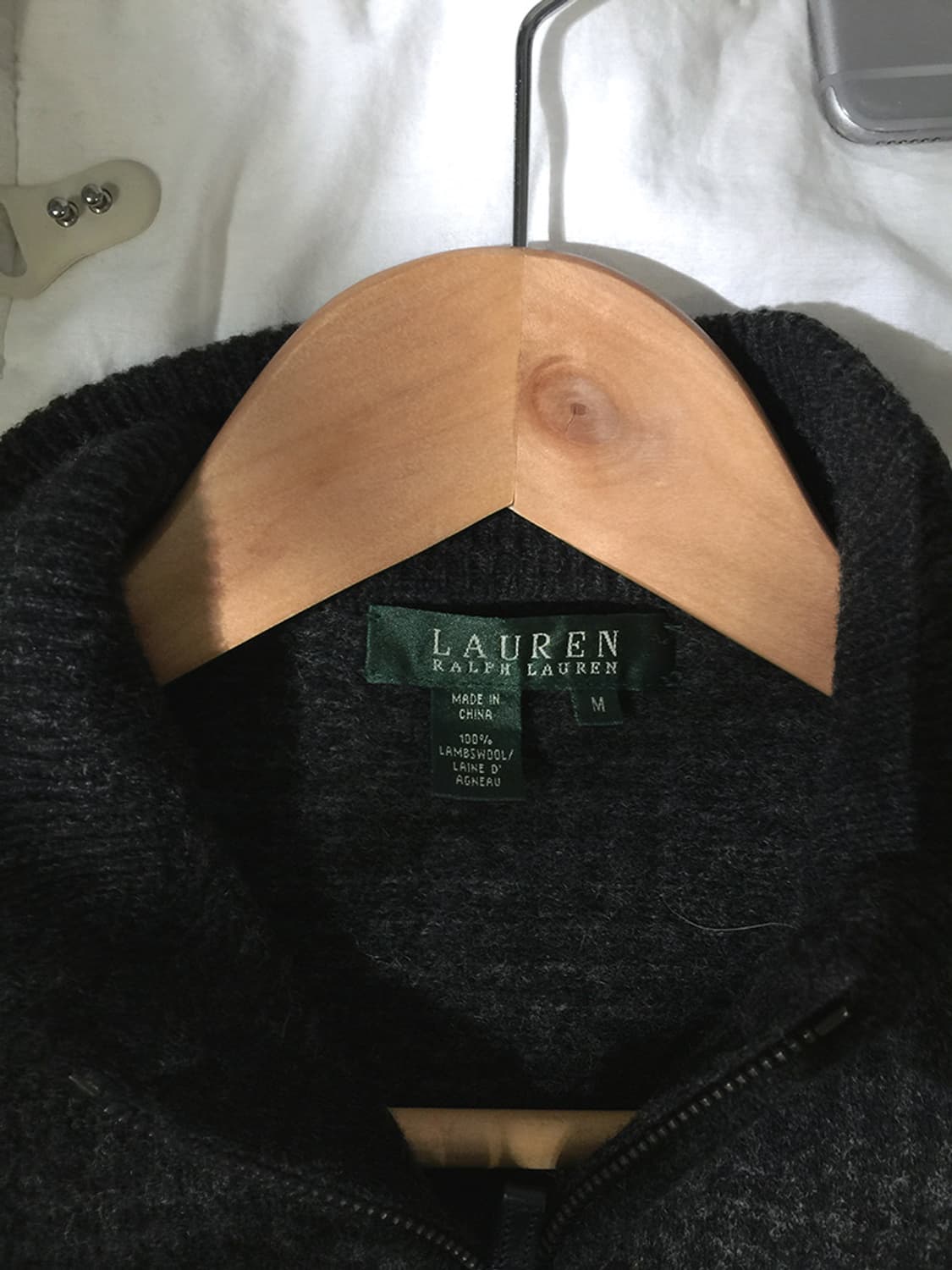 (WOMAN) 폴로랄프로렌 니트집업 M  상품이미지3