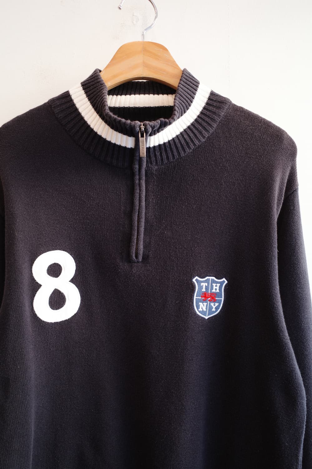 TOMMY HILFIGER 타미힐피거 반집업 니트 상품이미지2