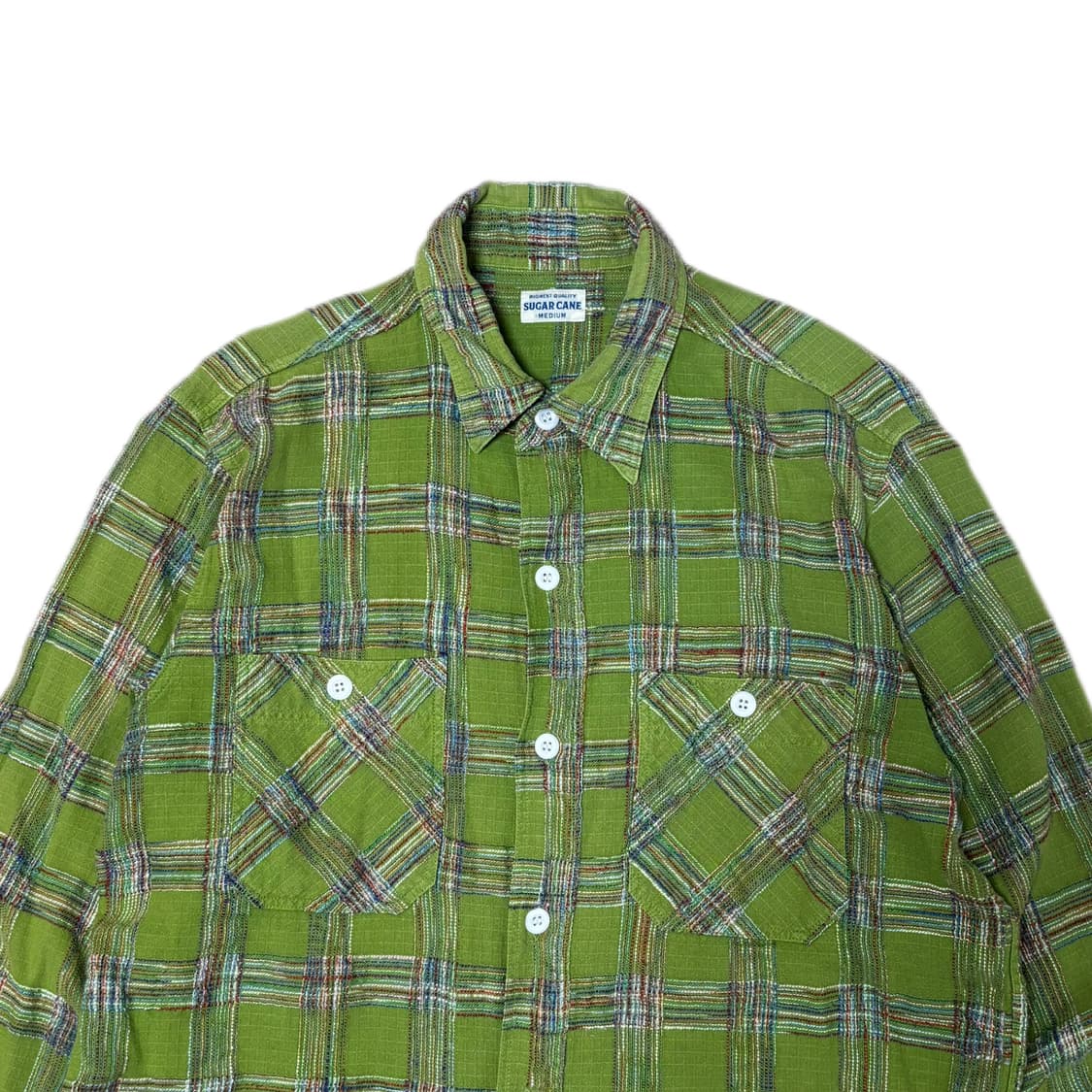 Sugar Cane 슈가케인 체크 린넨 셔츠  상품이미지2