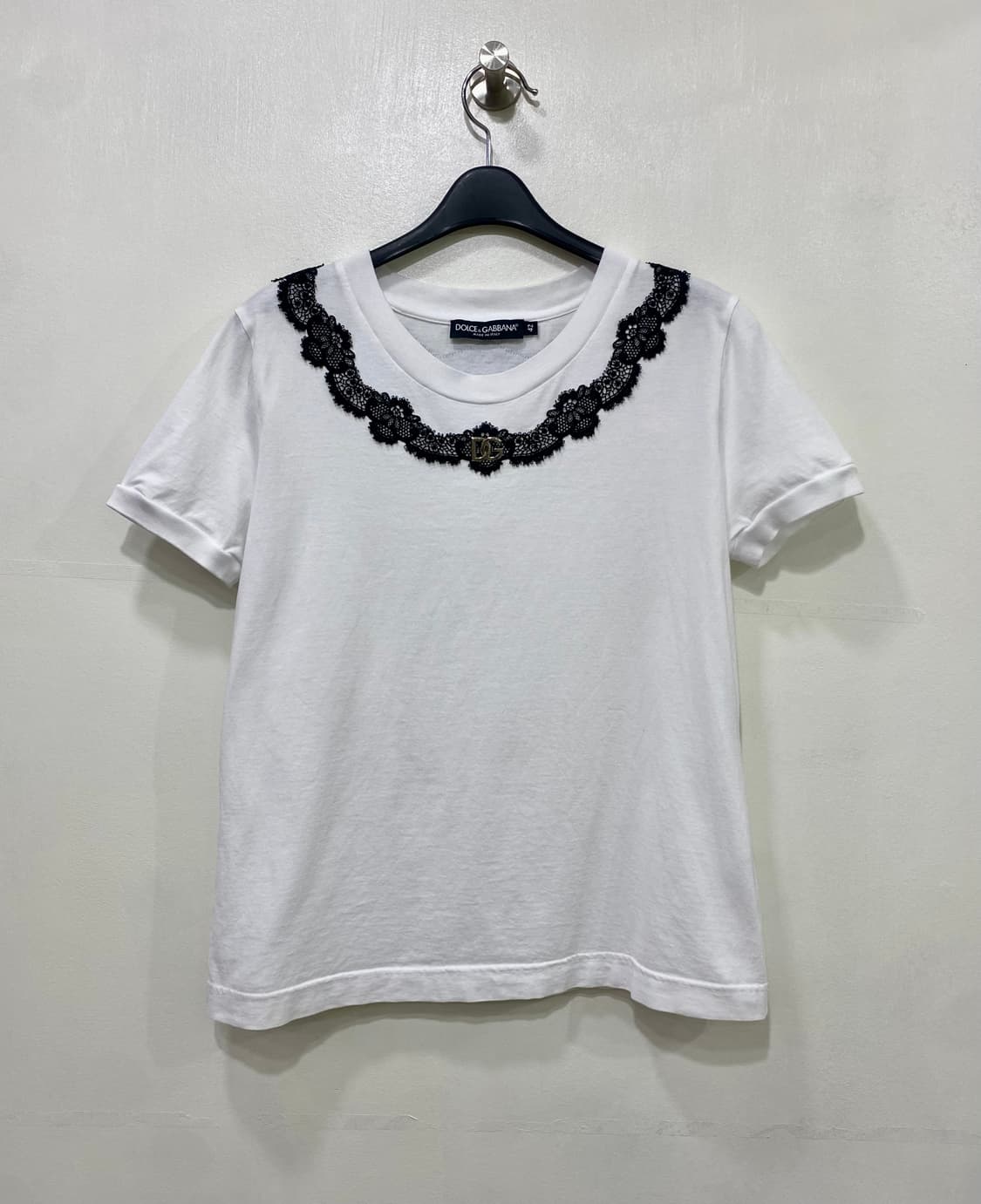 돌체앤가바나 DG로고 레이스 반팔 42 상품이미지3