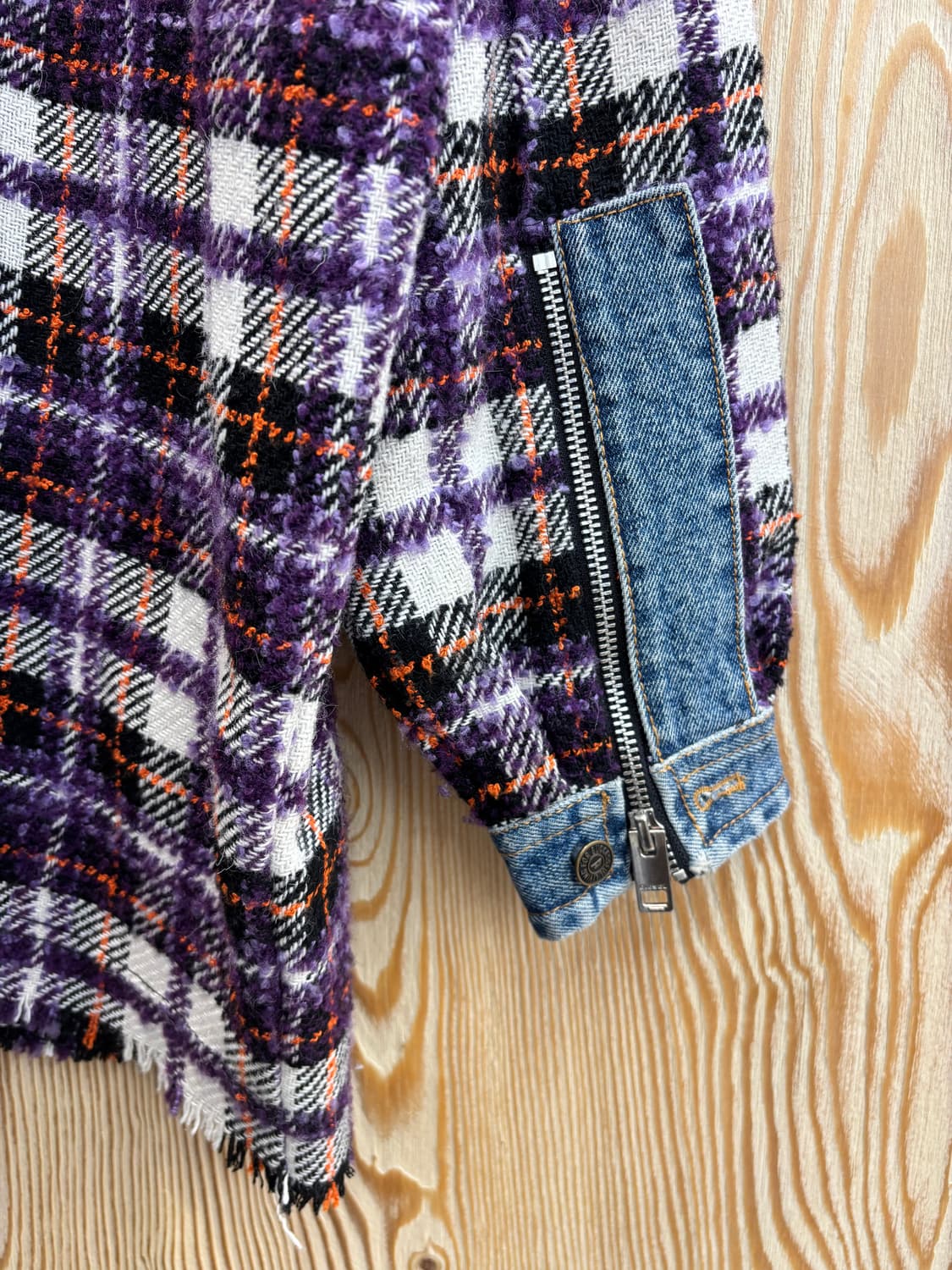 디젤 G-KERYA 체크 데님 자켓 상품이미지3