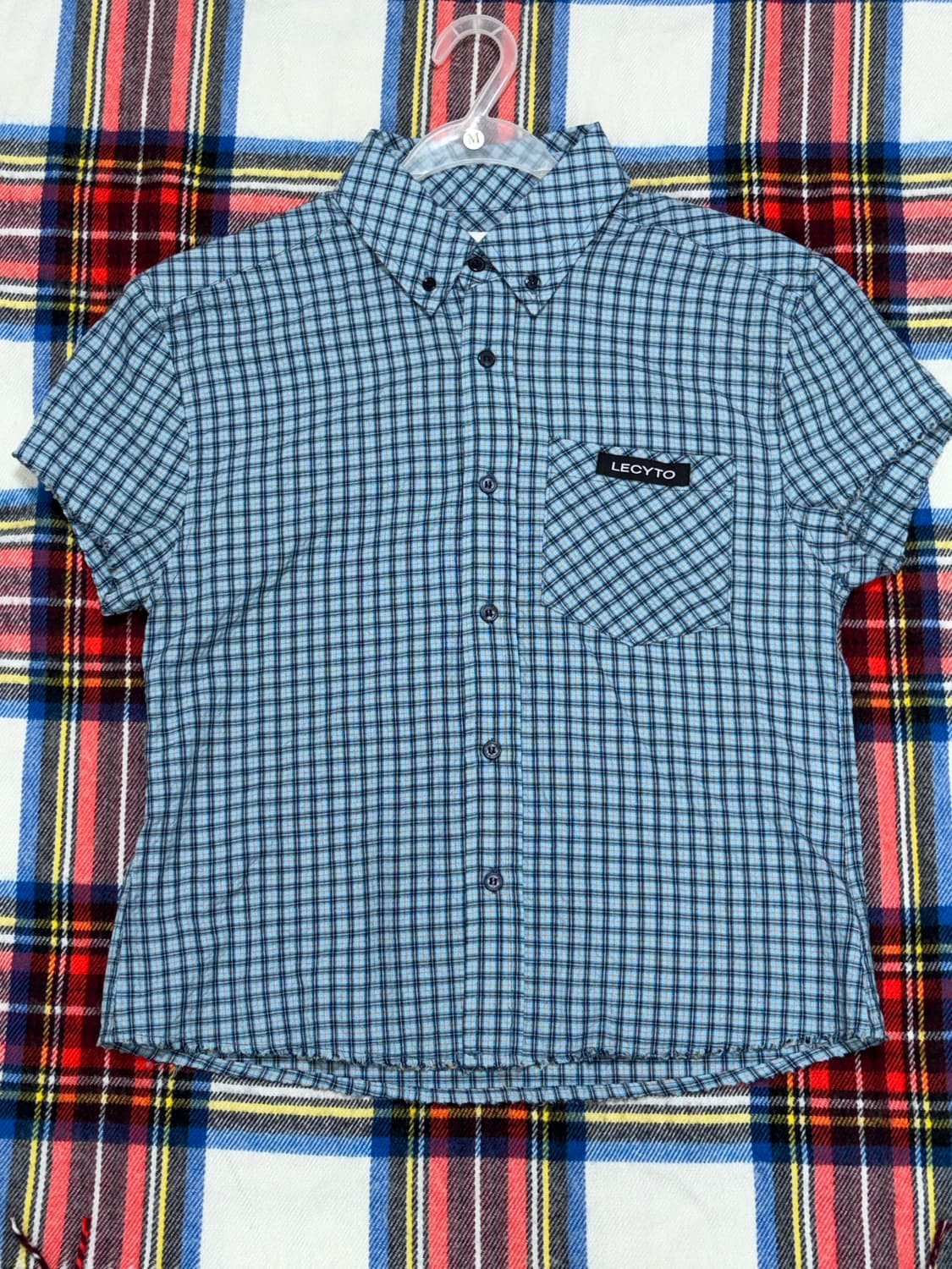 레씨토 lecyto | rustic 빈티지 체크 셔츠 F 상품이미지1