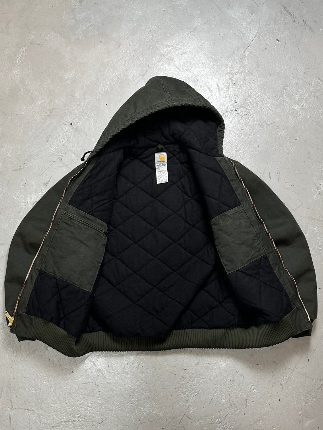 OG 칼하트 J130 액티브 자켓 칼하트 MOS 모스그린 상품이미지7