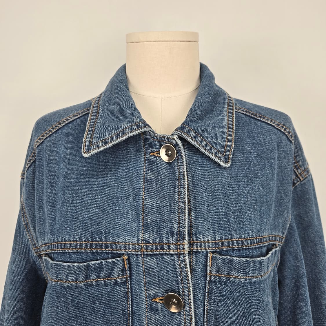 0181 엣지 AtG 청 데님 자켓 블루 아우터66 상품이미지3