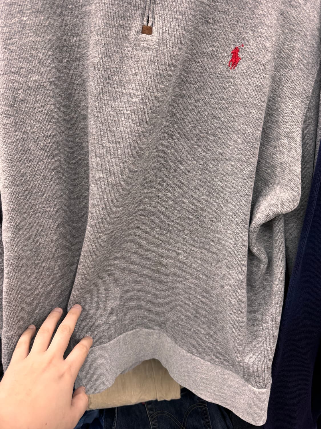 폴로 코튼 반집업  상품이미지3