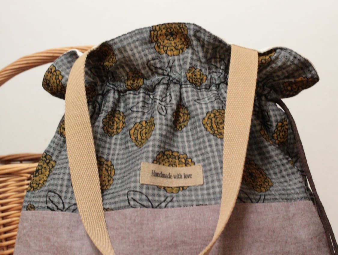 핸드메이드 가방 스트링백 상품이미지7