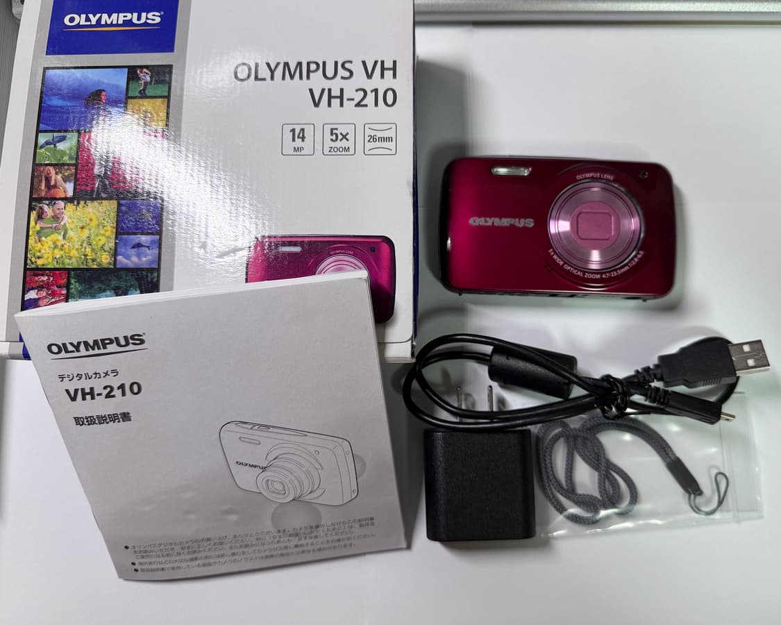 올림푸스 VH-210 와인레드 풀박스 빈티지 디카🌹 상품이미지2
