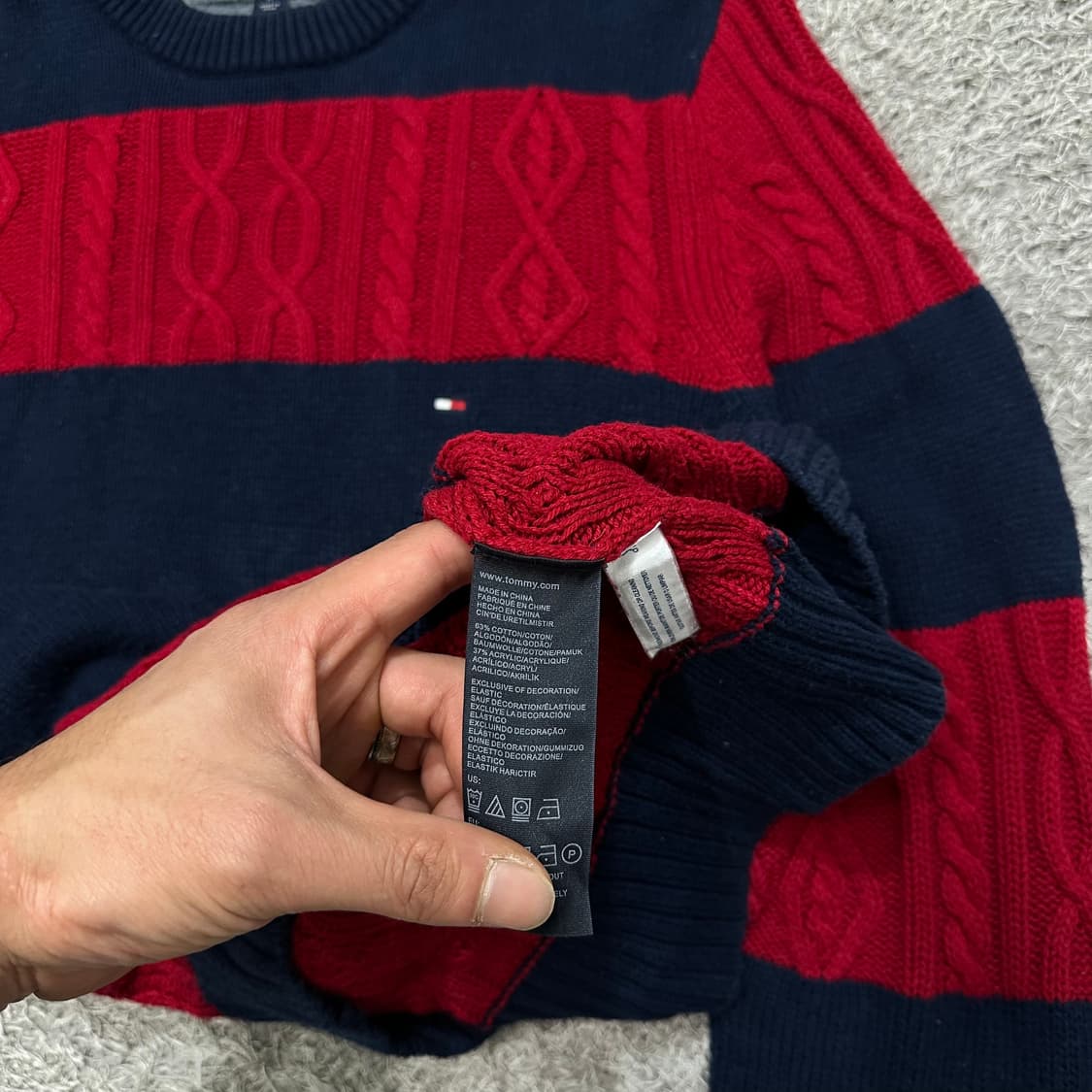 [95-100] 타미힐피거 니트 상품이미지4