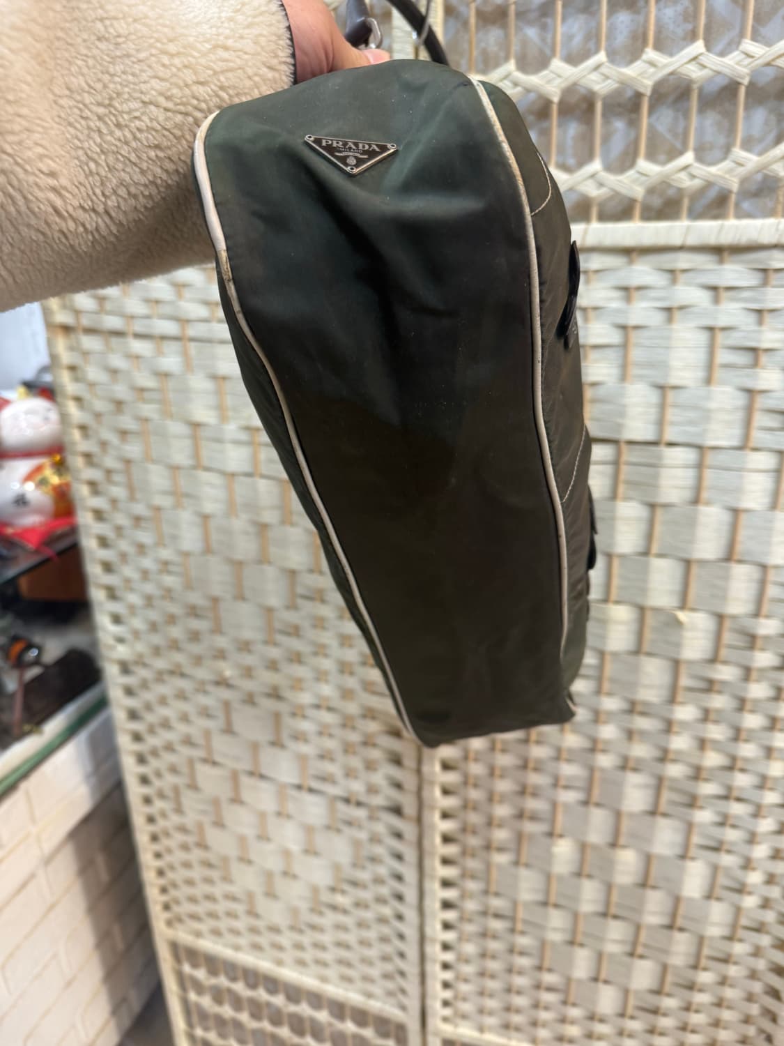 정품 프라다 나일론 플라워 쇼퍼백 팝니다 상품이미지6