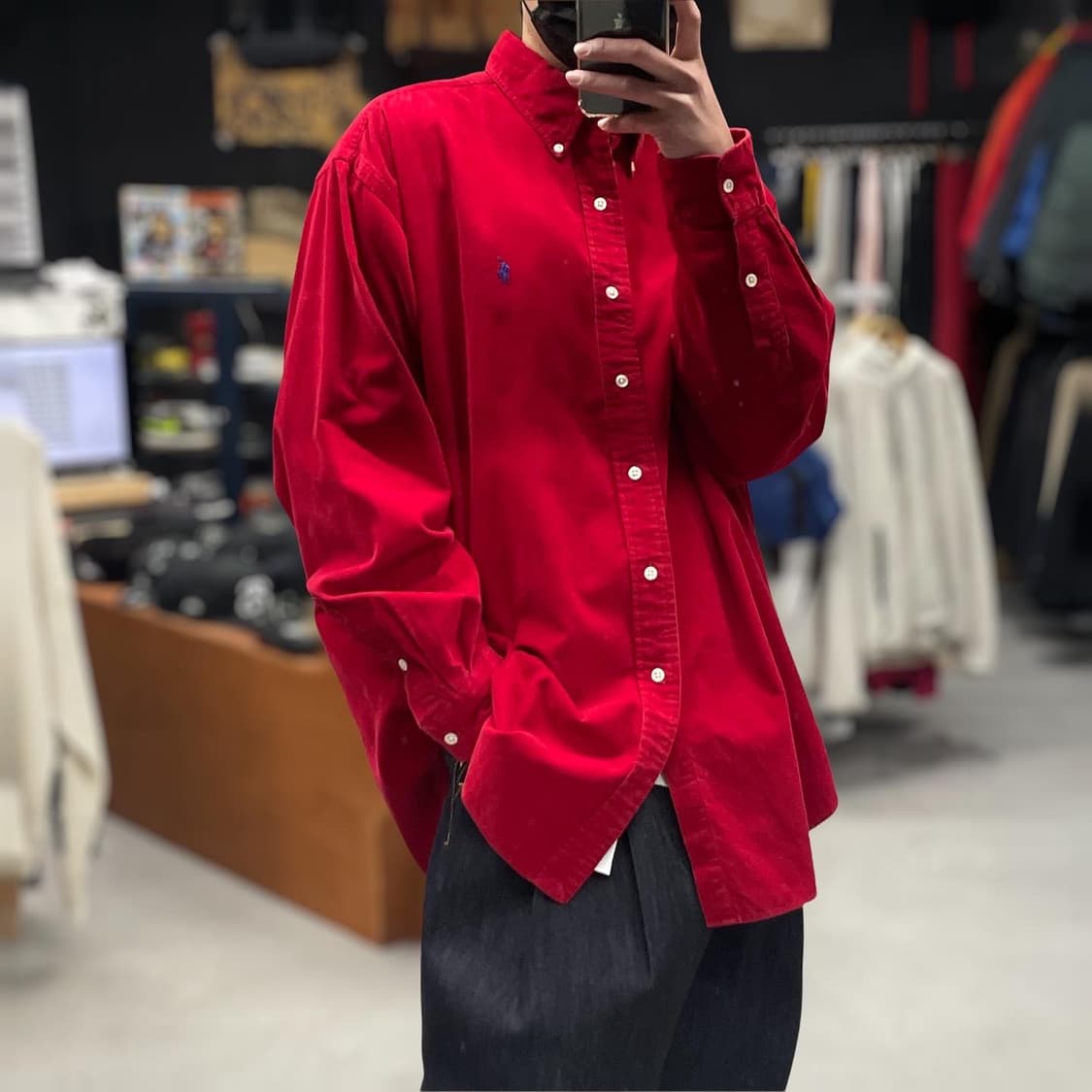 폴로 코듀로이 셔츠 상품이미지3