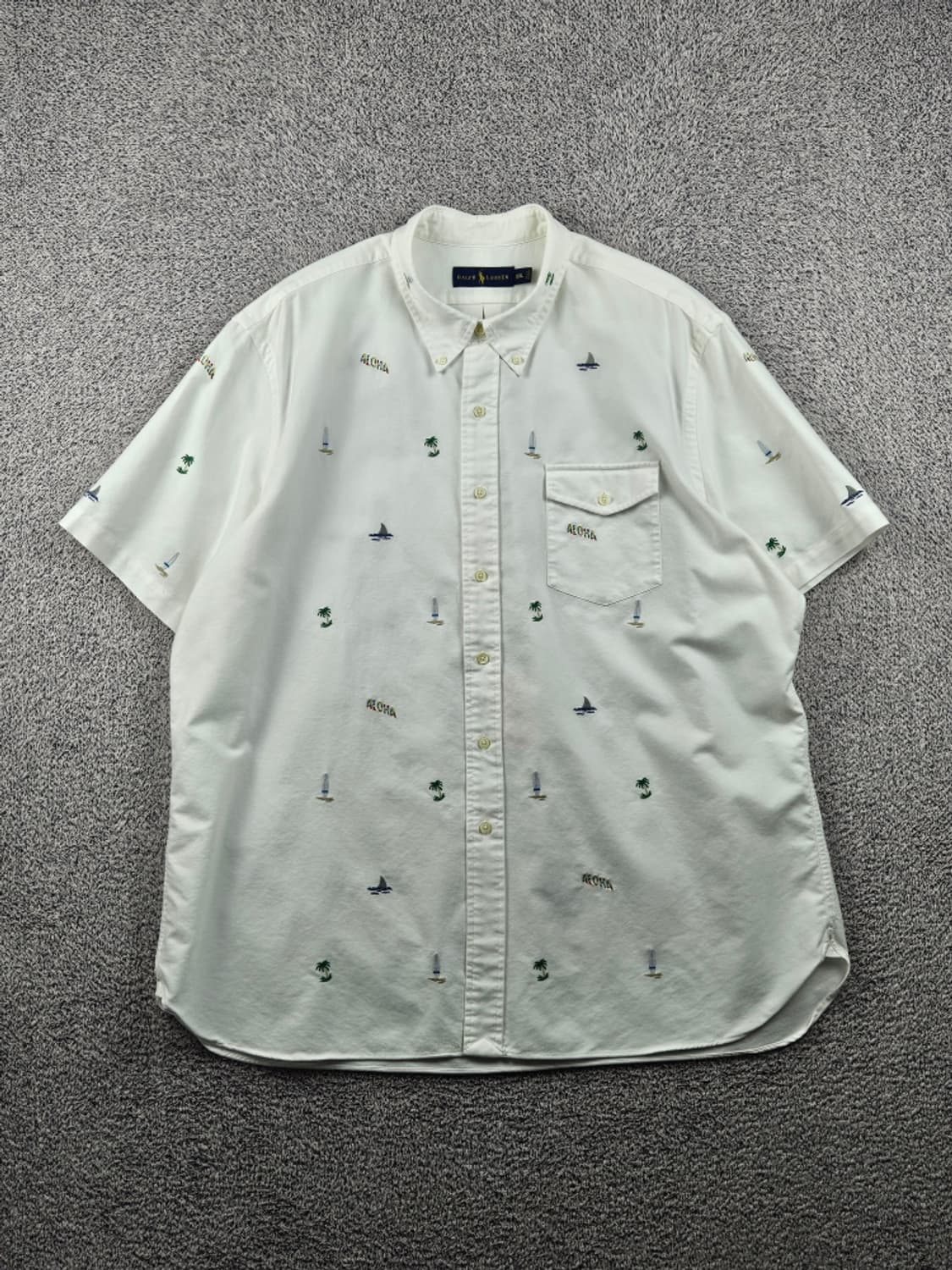 폴로랄프로렌 세일링 패턴 반팔 셔츠 ( 2XL ) / 12537 상품이미지1