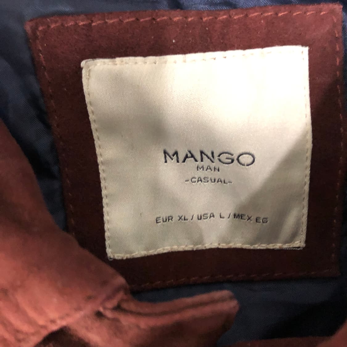 망고 고트스킨 스웨이드 레더자켓  상품이미지5