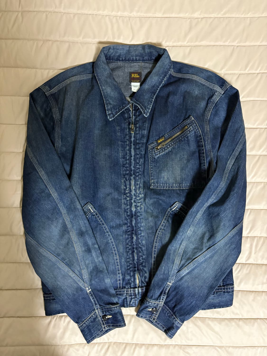 RRL 더블알엘 레이튼 인디고 데님 자켓 레이튼 워시 L 상품이미지2