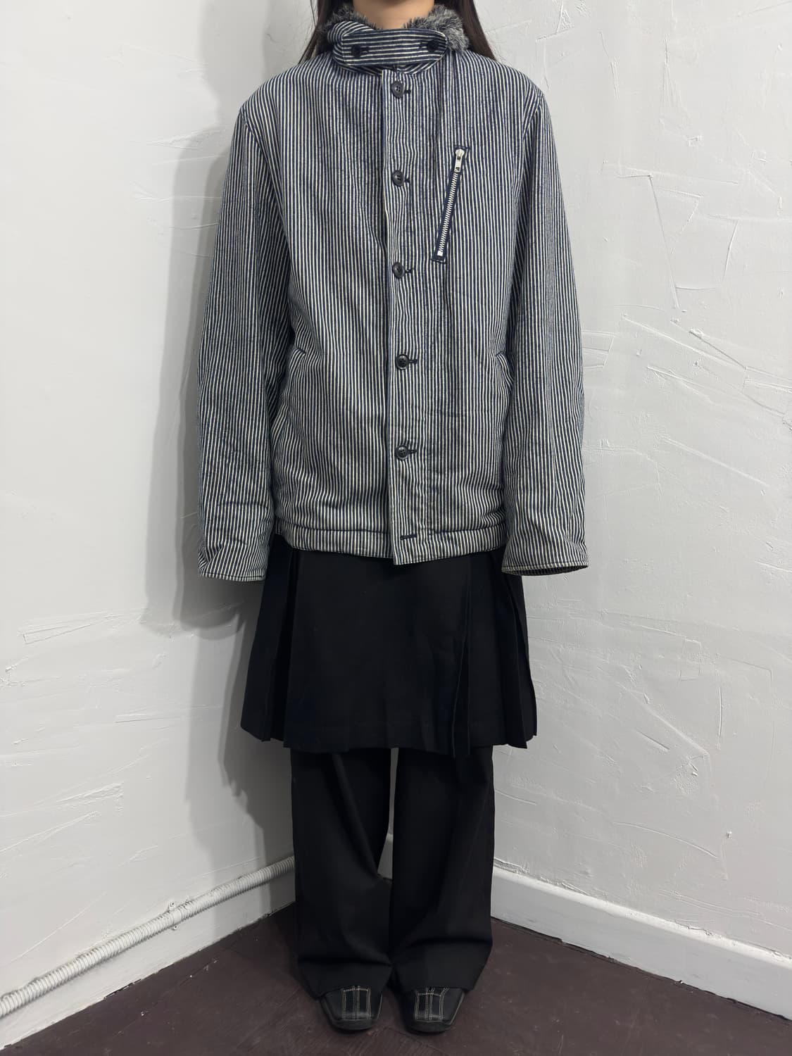 takeo kikuchi fur detail jacket 상품이미지2