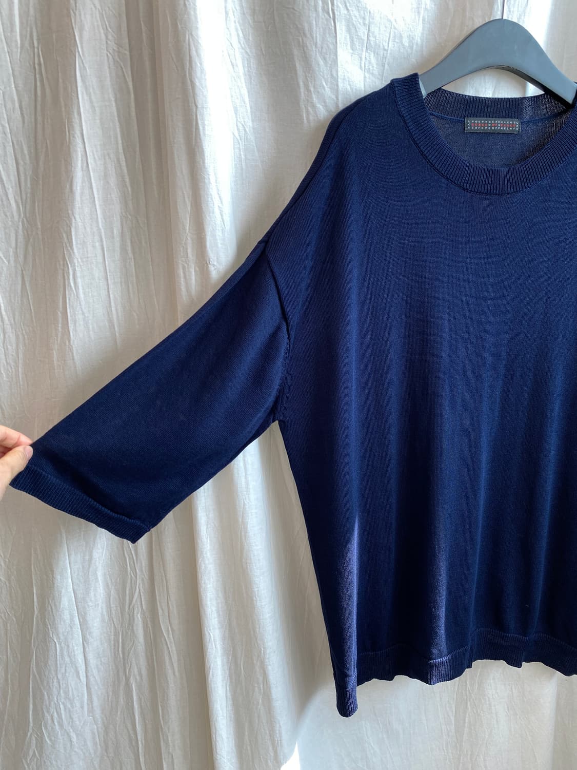 SENSE OF PLACE 네이비 7부 니트(L) 상품이미지6