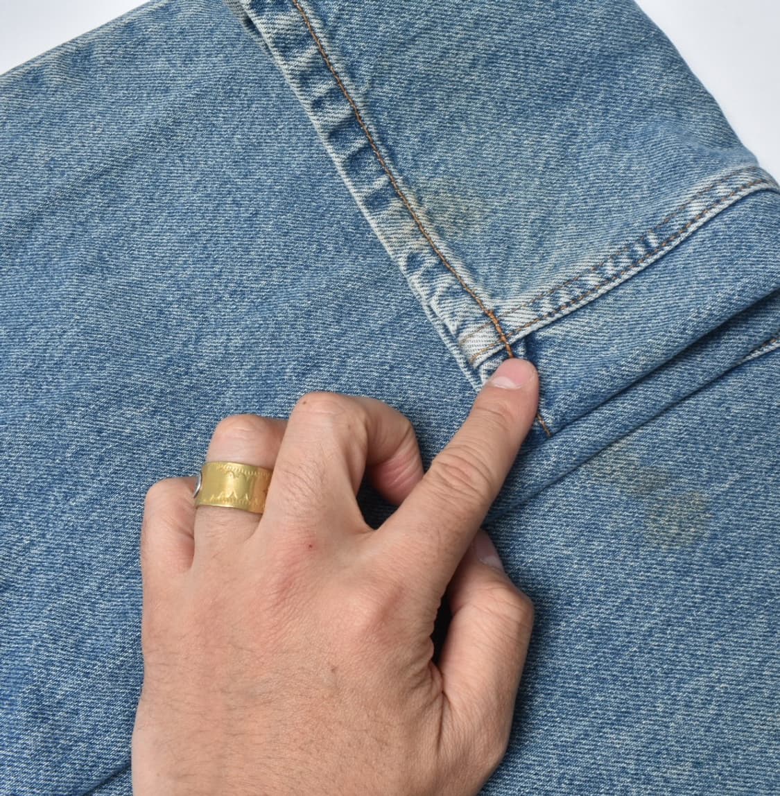 90S 캘빈클라인 와이드 데이퍼드핏 청바지 데님팬츠 31  N0775 상품이미지9