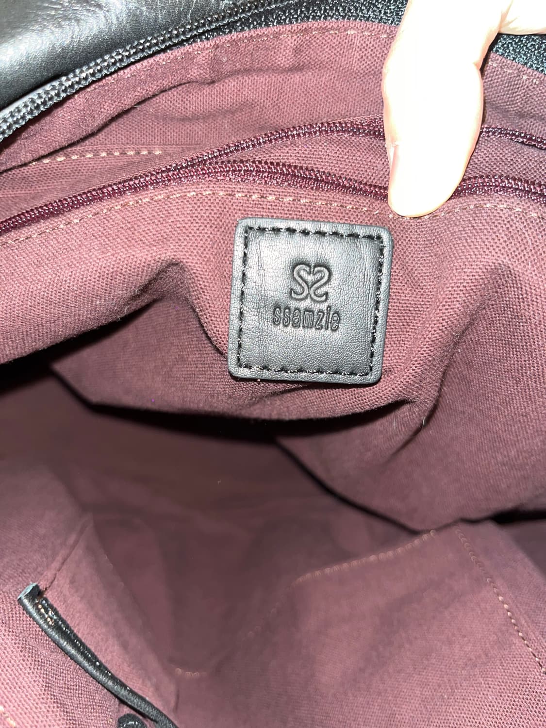 Ssamzie black shoulder bag 상품이미지6