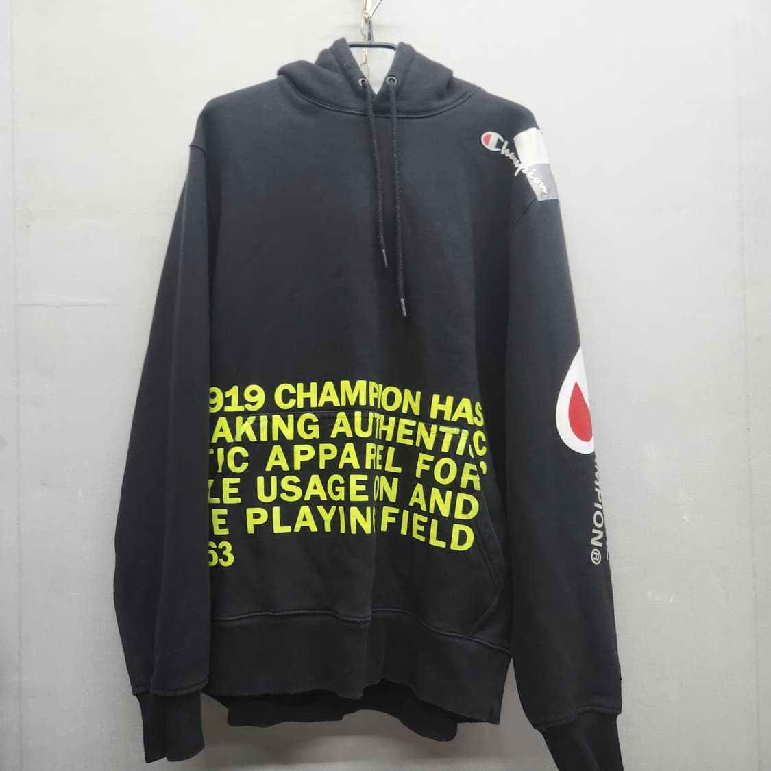 올드스쿨 챔피온 사이드 레터링 후드티 2XL 상품이미지1