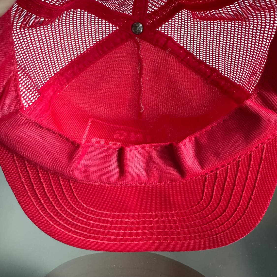 USA 빈티지 모자 볼캡 vintage cap 트러커 메쉬 레드 상품이미지4