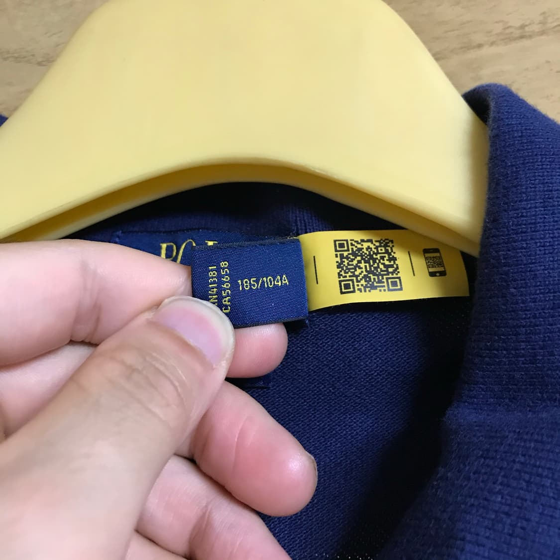 폴로 랄프로렌 큐알 네이비 pk티셔츠 상품이미지4