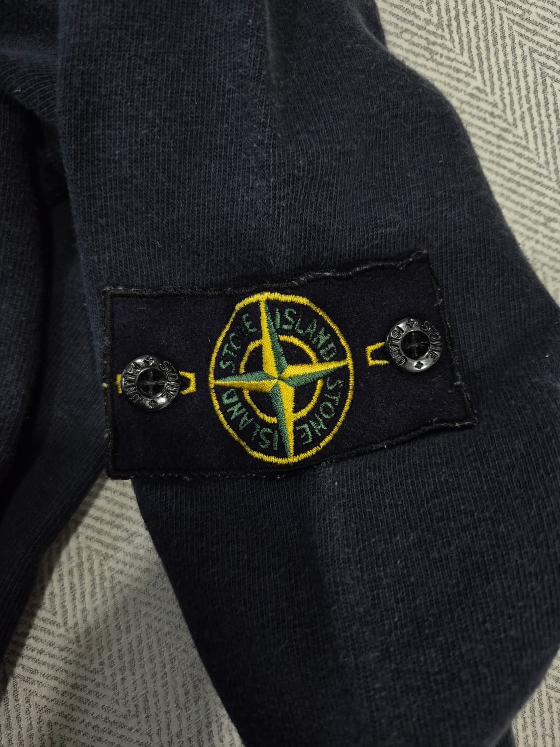 스톤아일랜드 네이비 맨투맨 티셔츠 남성 100사이즈 상품이미지5