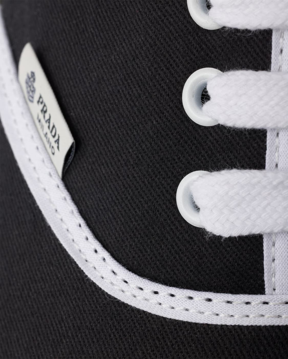 (260-290) 프라다 26SS 드릴 패브릭 스니커즈 블랙 상품이미지4