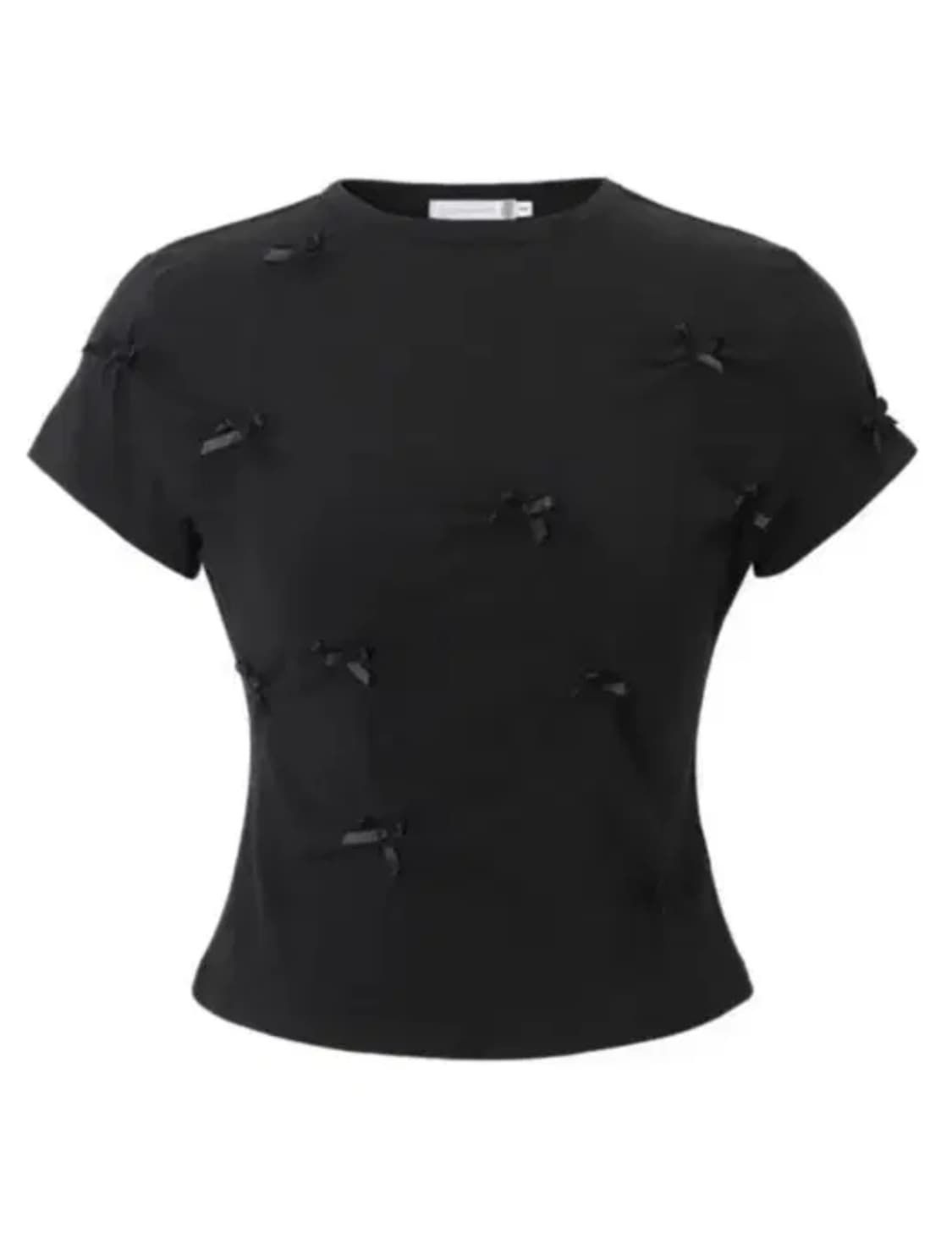 쓰리타임즈 스텔라 티 블랙 S stella tee 상품이미지1