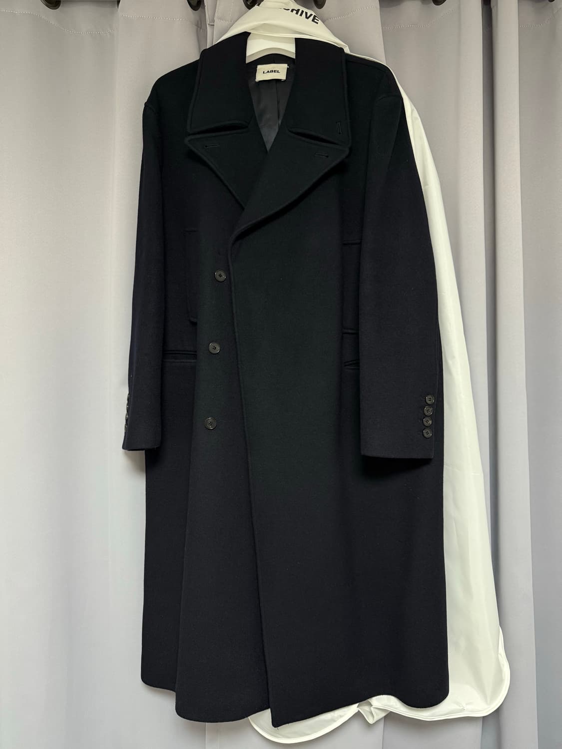 라벨아카이브 캐시미어 램스울 더블 코트 상품이미지1