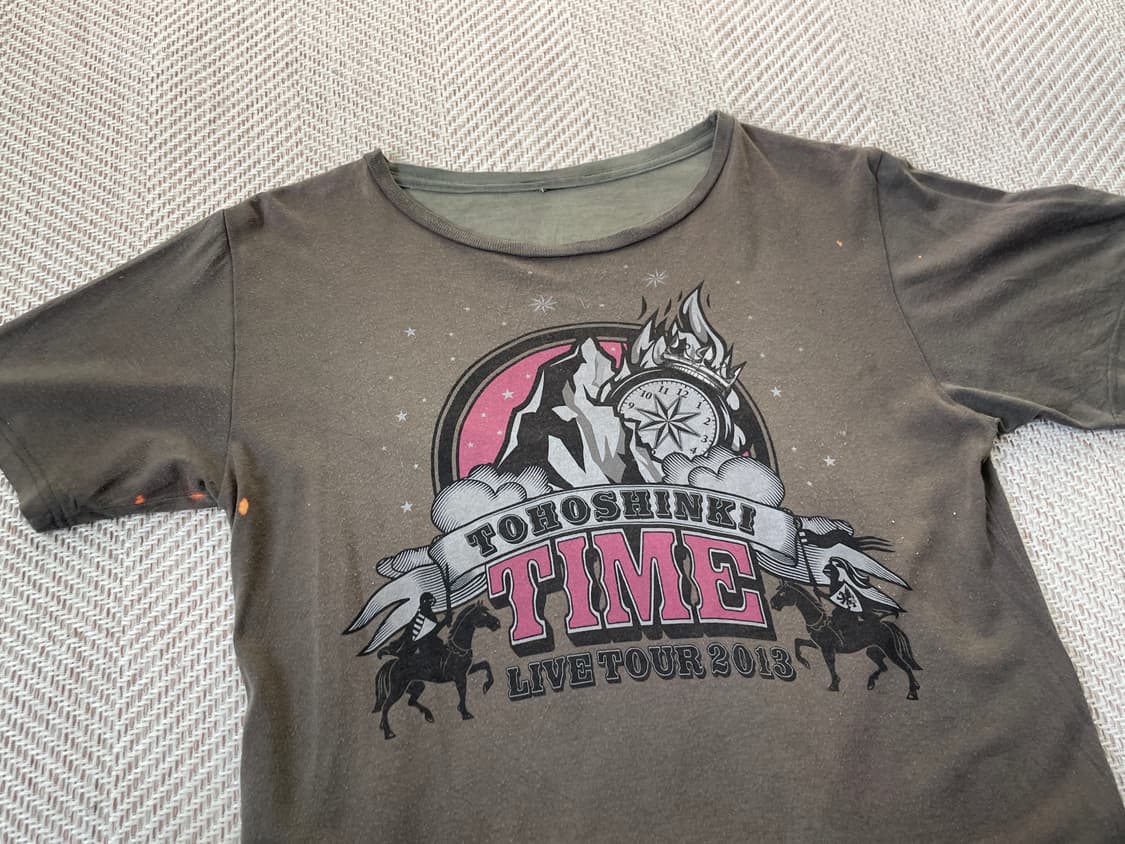 2013s TOHOSHINKI 투어 반팔티셔츠  J03544 상품이미지3