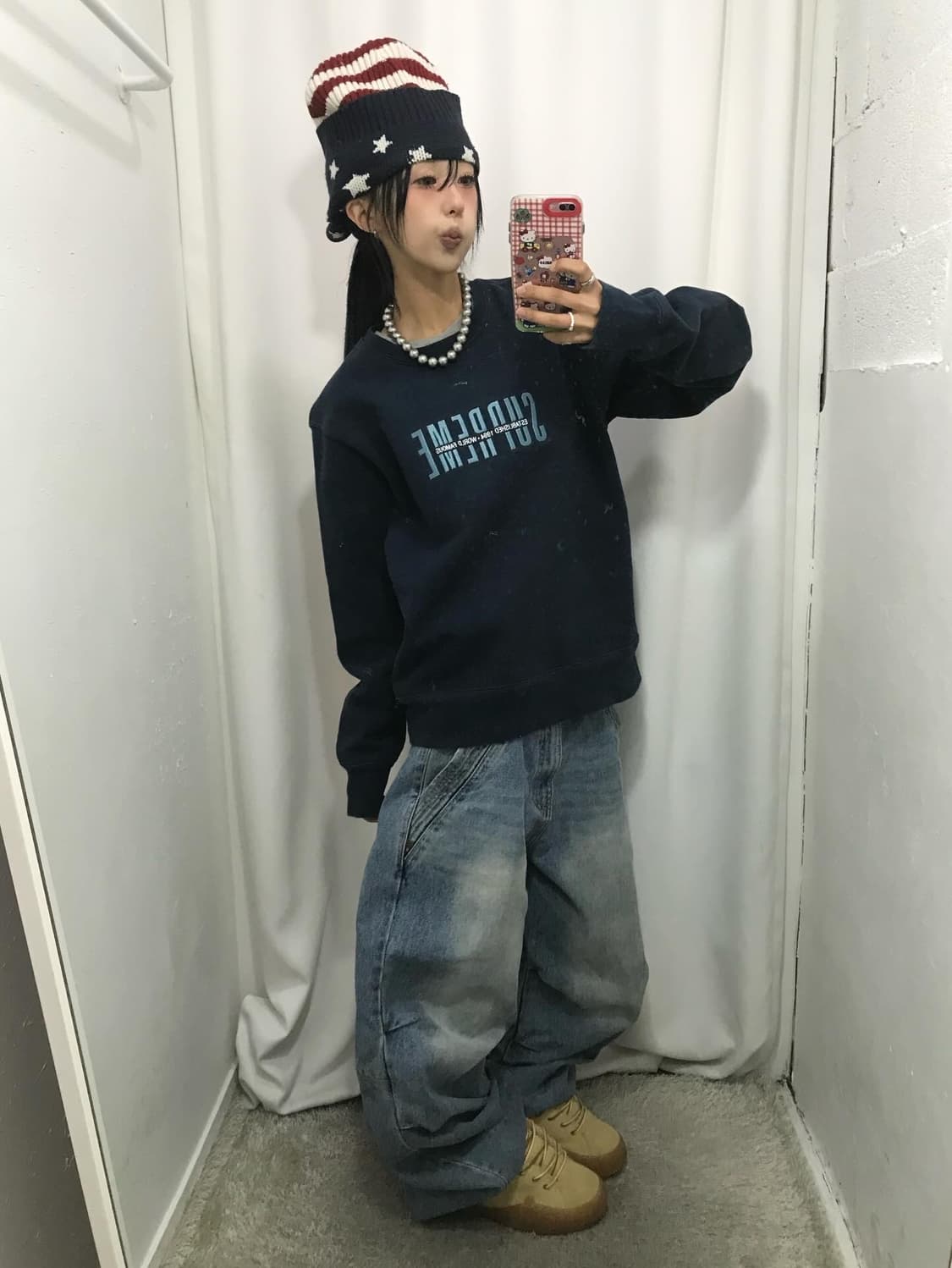 Supreme World Famous Crewneck - 18Fw 상품이미지2