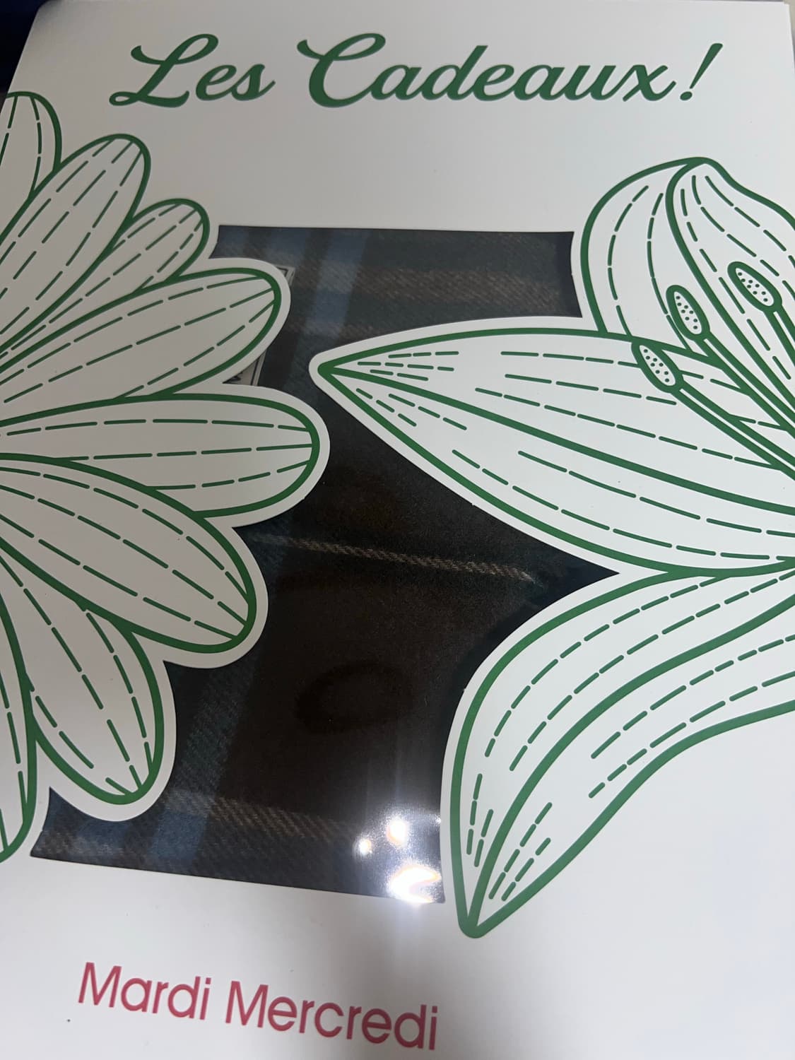 마르디 메크르디 체크 머플러 (브라운) 상품이미지3