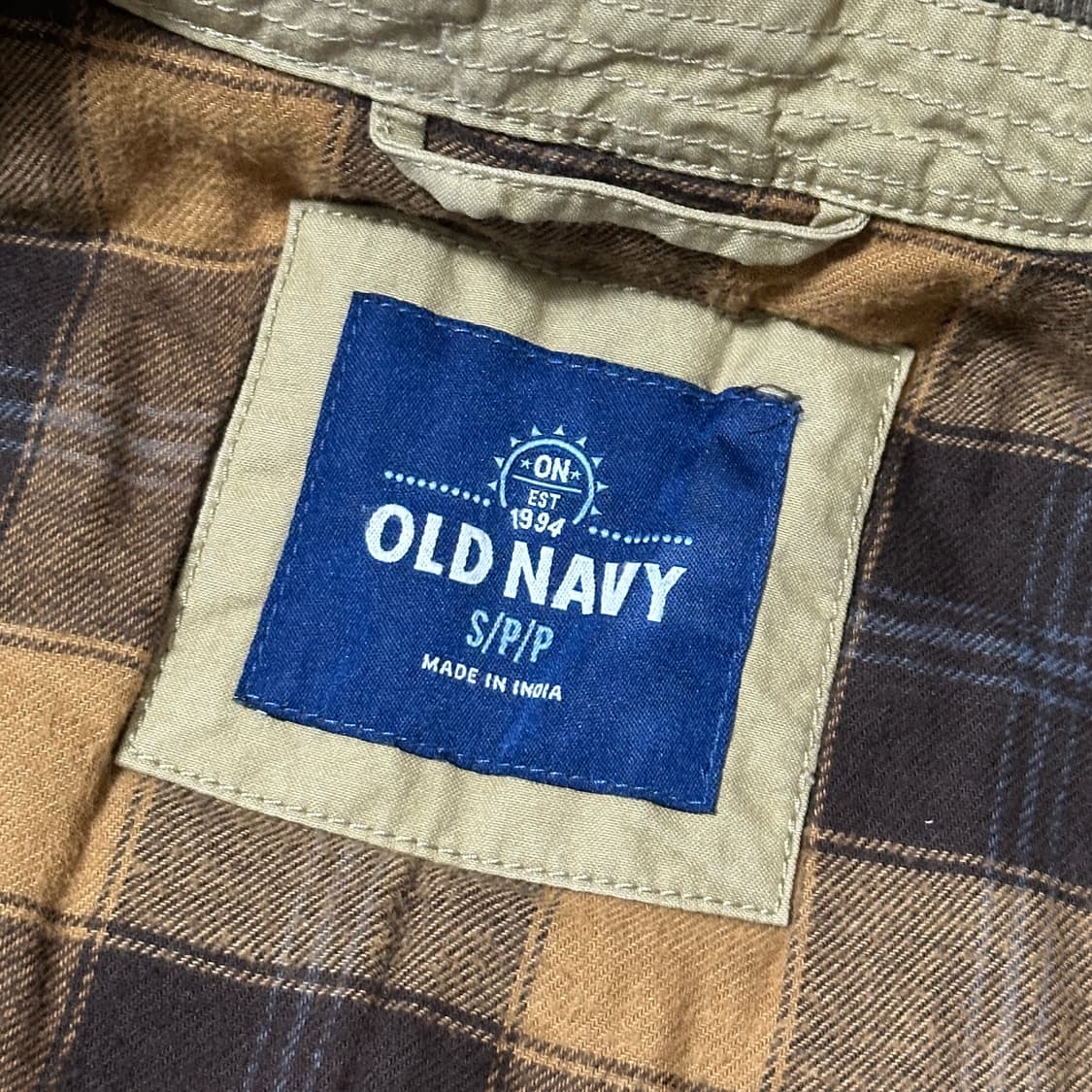 OLD NAVY 올드네이비 헌팅 자켓 베이지 색상 S 사이즈 상품이미지5