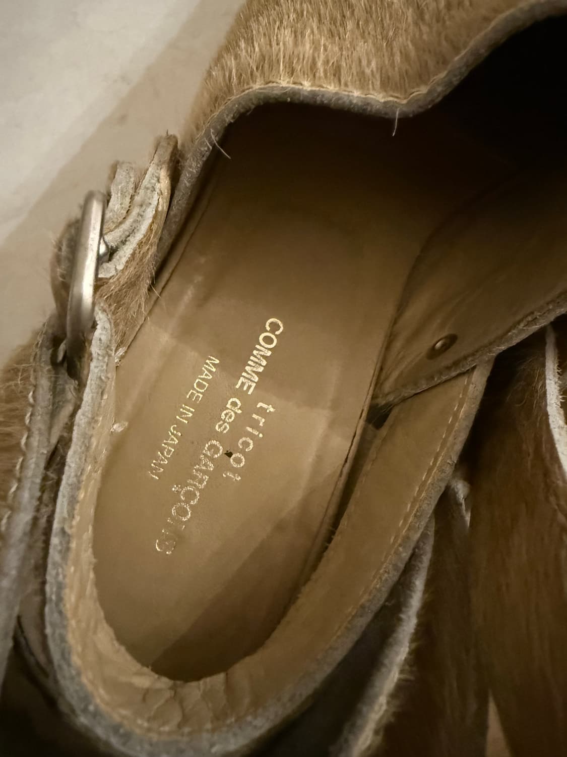 꼼데가르송 송치 클로그 상품이미지7