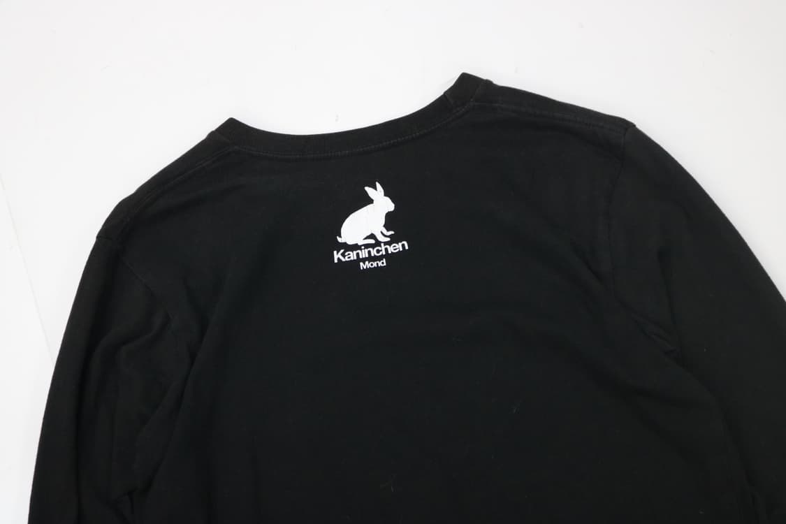 달나라 토끼 그래픽 긴팔 티셔츠 (S) 상품이미지6